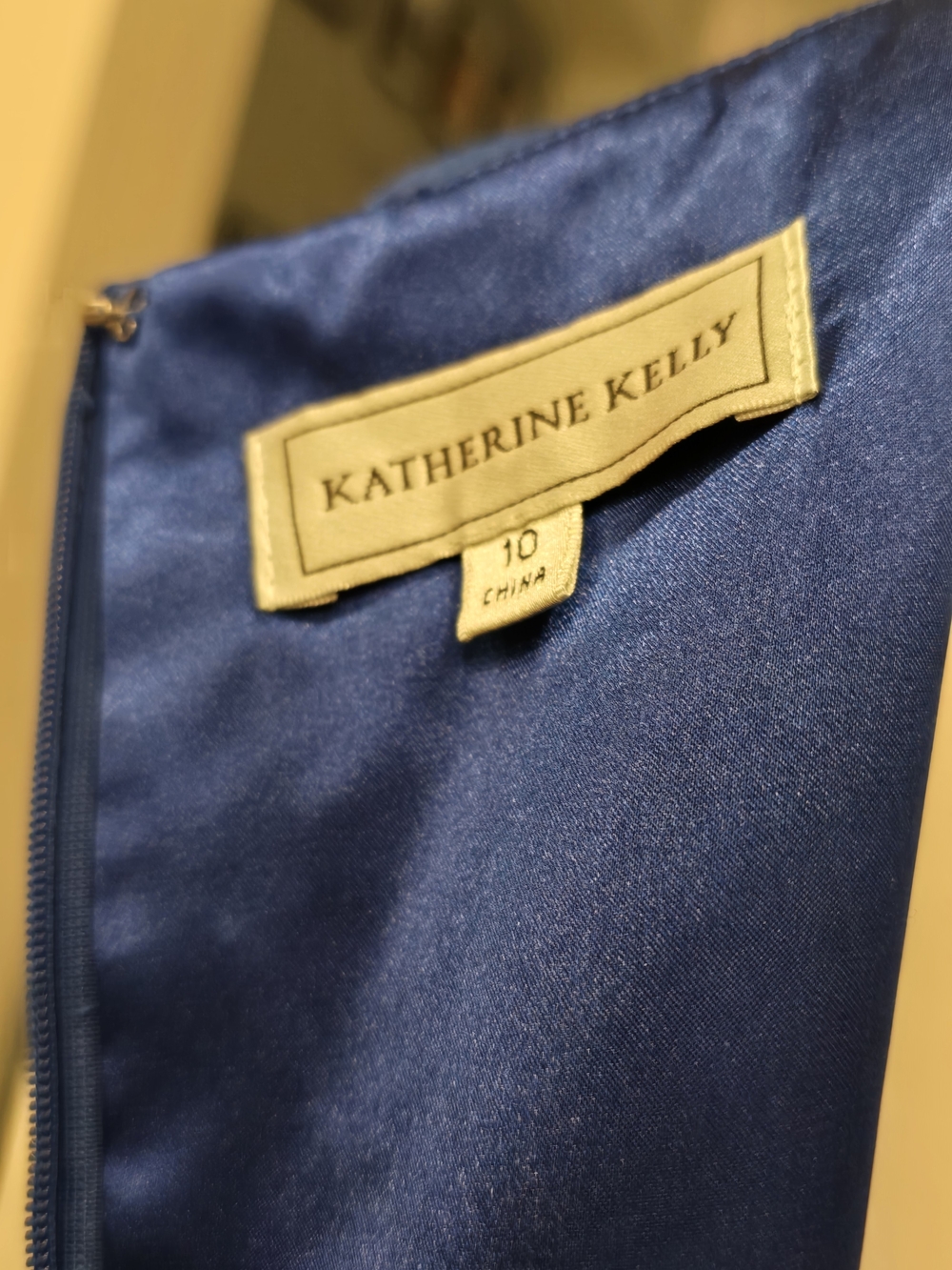 Katherine Kelly Royal Blue Dress - Satin Finish